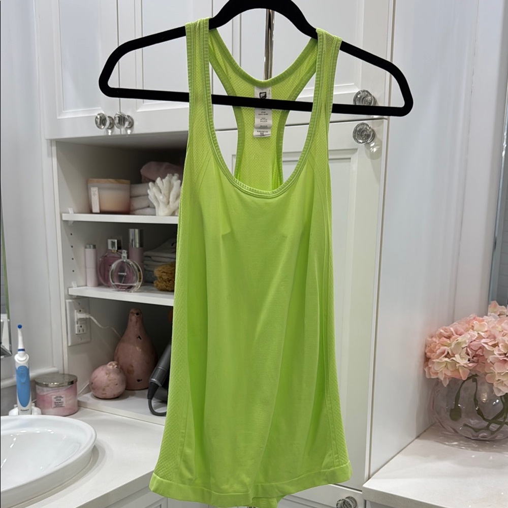Fabletics Lime Green Muscle Tee